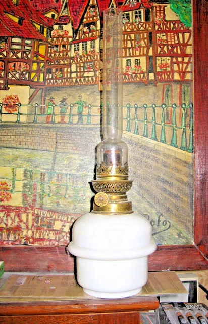Lampe à Pétrole Vintage Avec Verre De Rechange - Mèche Réglable, éclairage Intérieur Et Décoration