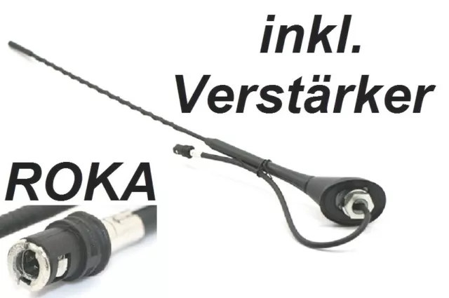 für Audi A3 8L A4 B5 A6 4B Dachantenne inkl. Stab Antenne Antennenfuss Autoradio 2