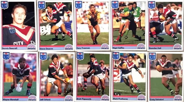 1992 Regina Eastern Suburbs Roosters Rugby League Team Set