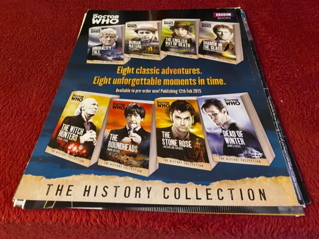 (Pada34) Advert 11X9" Doctor Who : The History Collection Bbc Books