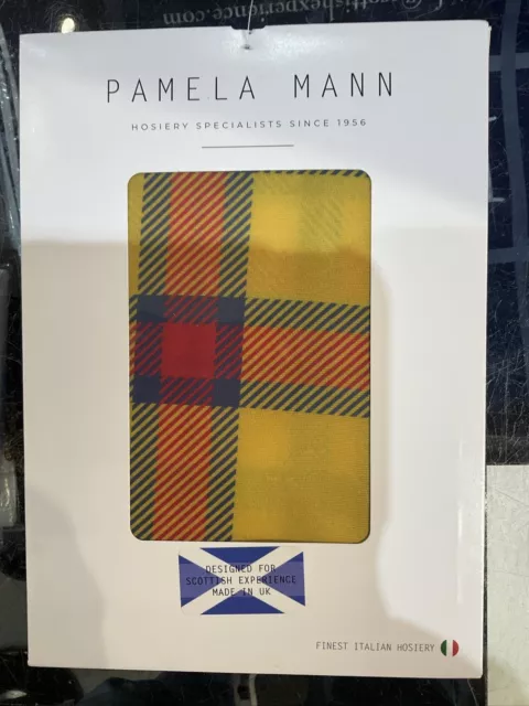 Pamela Mann Red Tartan Plus Size Ladies Women Tights Scottish Clans Check  Tights