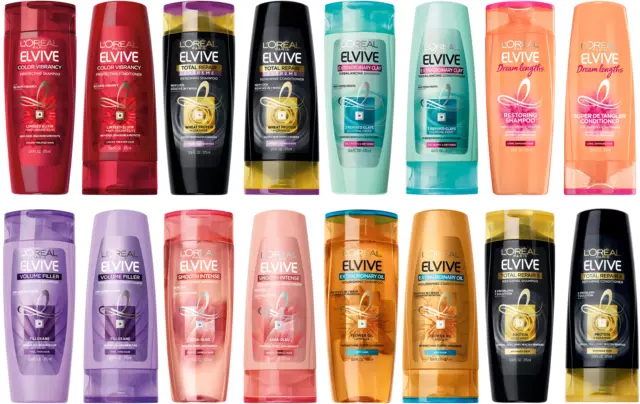 L'Oreal Elvive Shampoo + Conditioner Set — Assorted Varieties — Choose Your Set