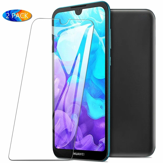 Protection D'écran En Verre Trempé 9H Pour Huawei Y7 2019 - Kit Complet Antichoc Et Antibulle