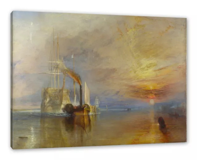 William Turner - The Fighting Temeraire, Leinwandbild, Kunst