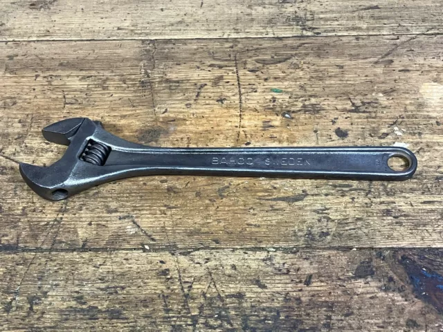 BAHCO 12" - 0673 - 300mm - Adjustable Spanner/Wrench- Made in Sweden
