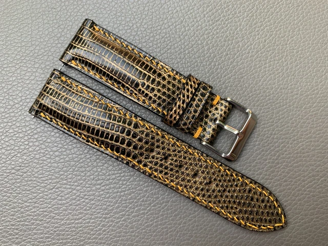 Cinturino Orologio Pelle Rally 18mm 20mm 22mm 24mm Nero