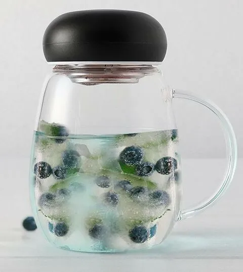 320ml Heat Resistant Borosilicate Glass  Bottle Teapot Infuser Flower Caffee Tea