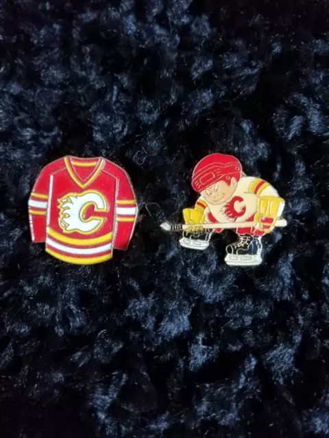 NHL Pins Calgary Flames Pin-Set Trikot Goalie