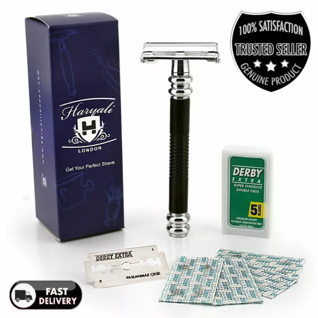 Classic Shaving Exclusive Deluxe Vintage Men Double Edge Butterfly Safety Razor