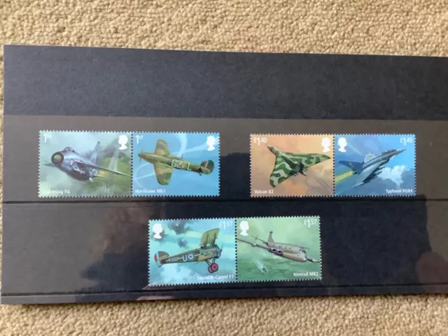 GB Mint Stamps - RAF Centenary Stamp Set of 6 - 2018 - MNH