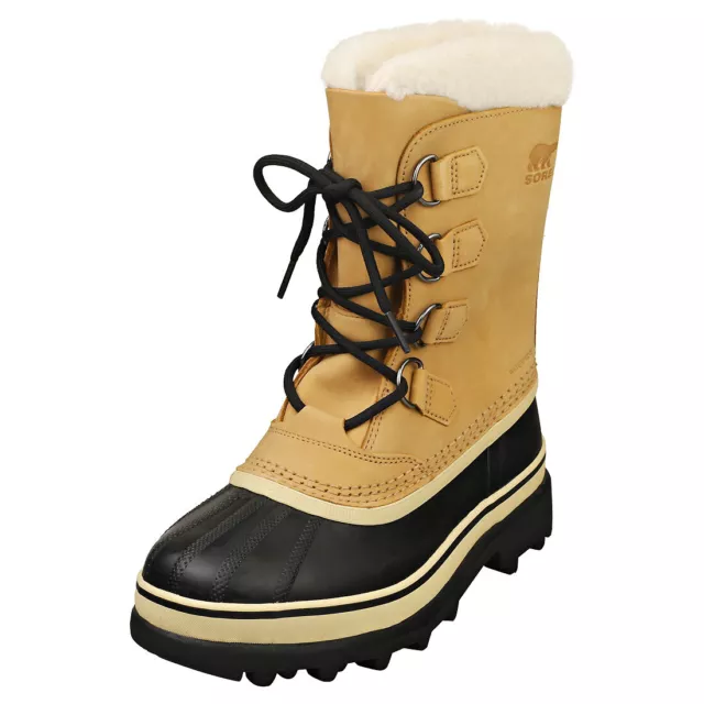 SOREL Caribou Waterproof Femme Buff Bottes Bottines - 41 EU