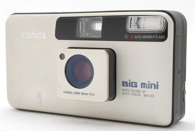 Read!【Exc+5 】Konica BIG Mini BM-201 Point & Shoot 35mm Film Camera From JAPAN
