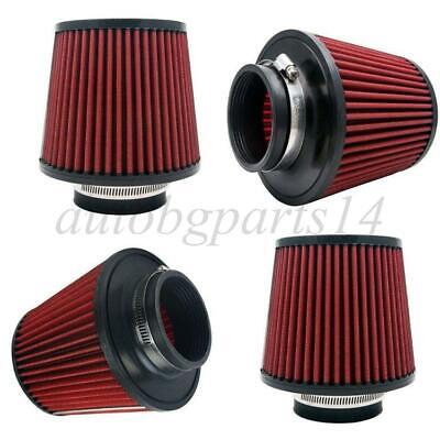 Finitura Rosso Universale Auto Kit Induzione Filtro Aria sport ad alta potenza cono Mesh UK 