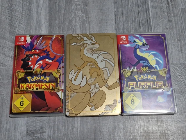 Pokémon Karmesin Und Pokémon Purpur-doppelpack-edition + Steelbook POKÉMON KARMESIN/POKÉMON PURPUR - Doppelpack Edition mit SteelBook
