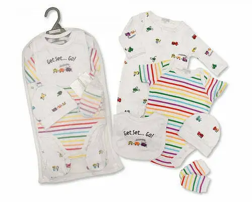 Abbigliamento bambino bambino abito layette set regalo neonato-6 mths - pigiama, gilet