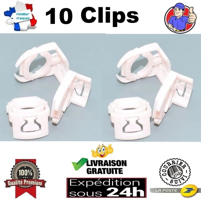 Lot De 10 Clips De Retenue D'Injecteur à Rail Commun - Compatible Ford Peugeot Citroën Renault VW Jaguar