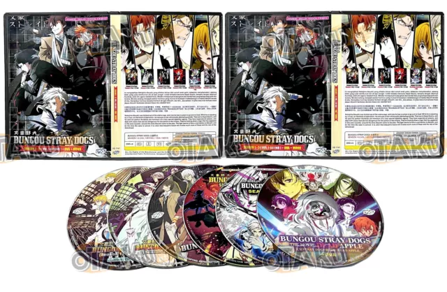 DVD Anime Bungo Stray Dogs Season 1+2+3 (1-36 End) +OVA +Movie English  Audio DUB