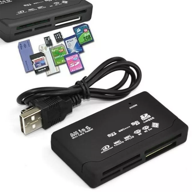 All In Memory Card Reader Micro SD To USB Memory Adapter Drive MultiCard