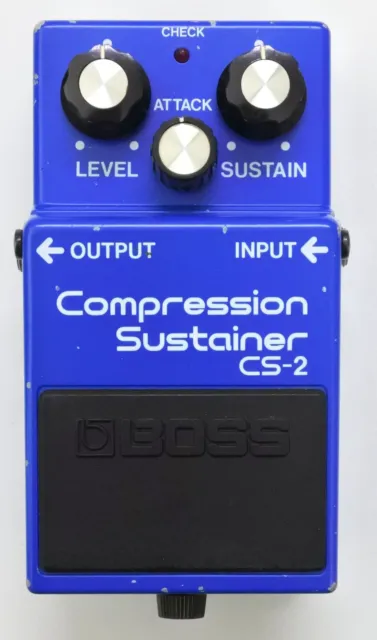 BOSS CS-2 Compression Sustainer Guitar Effects Pedal MIJ 1983 #396 Courier EMS
