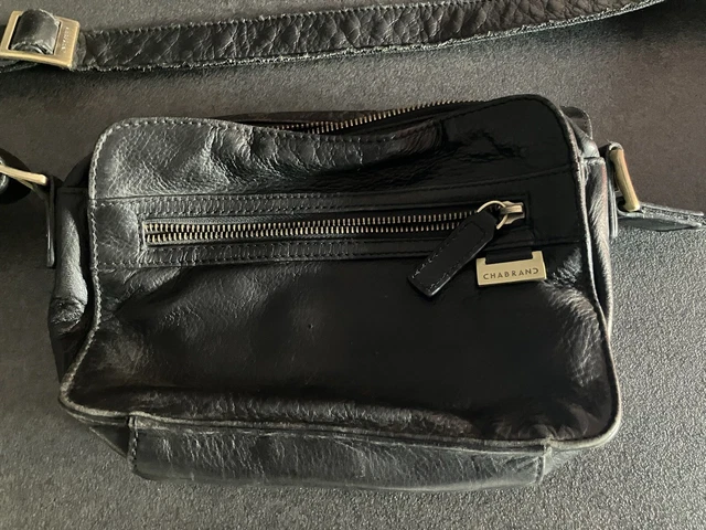 Sac De Voyage Chabrand Toile Et Cuir Noir - Réf. Chabrand34476, Neuf Avec étiquettes, 37 Cm