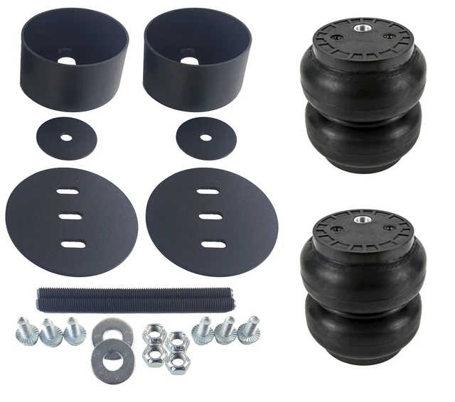 Rear Bag Brackets & SS7 Slam Bags Air Ride Suspension For 1963-72 Chevy C10