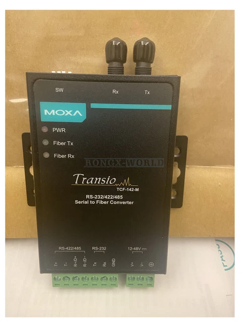 ONE MOXA TCF-142-M-ST RS232 422 485 Transfer Faser Konverter EUR 412,81 ...