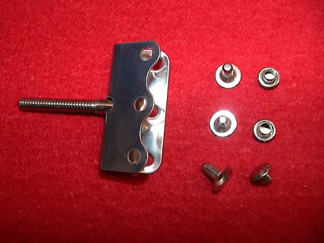 1 Spindel- Schraube, für Akkordeon Bass- Gurt, Riemen, accordion spindle screw