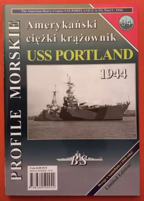 Warships - BS Profile Morskie 94, The American Heavy Cruiser USS PORTLAND CA-33