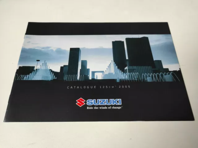 Suzuki 125 Gamme 2005 Prospectus Catalogue Brochure Moto