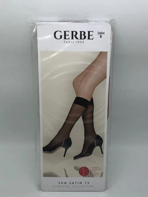 Collants Femme GERBE Sunlight 15 - Taille 2 - Couleur Opaline - Très Transparents - Neuf Avec étiquettes