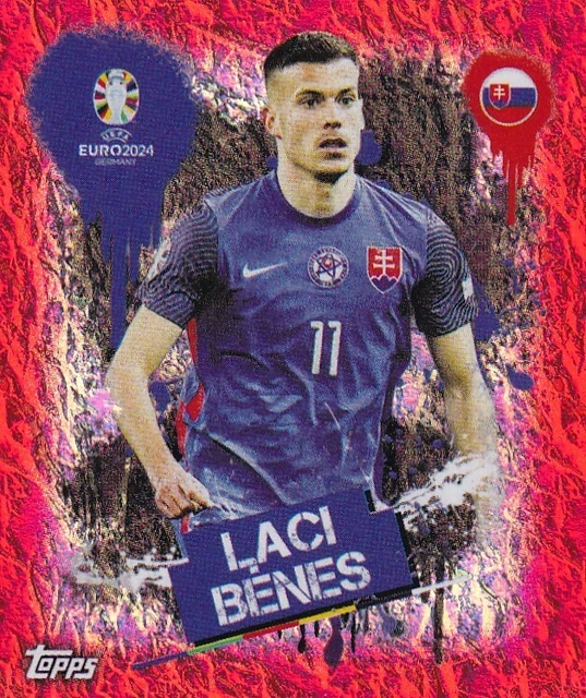 Autocollant Topps Euro 2024 – Estonie EST 1 – édition Or – Neuf