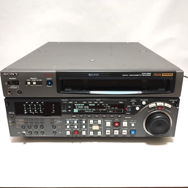 Lecteur/Enregistreur Betacam SP Sony PVW2800P – 4 Canaux Audio (Rare, Occasion)