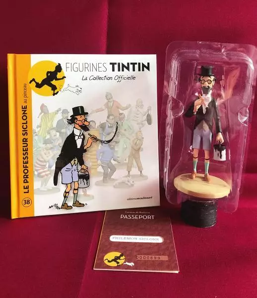 TINTIN FIGURINE Moulinsart 38 Silicone au pinceau - en boîte + livret +  passe EUR 38,50 - PicClick FR