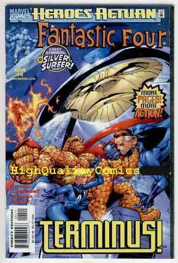 FANTASTIC FOUR #4,Vol 3, NM+, Chris Claremont, Thing, Enemy within