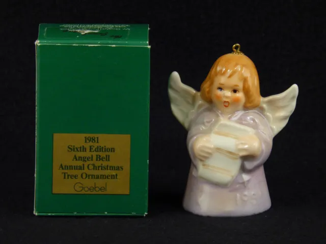 Goebel ANNUAL ANGEL BELL ORNAMENT 1981 - Box
