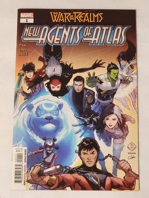 War Of The Realms New Agents Of Atlas #1 1St Luna Snow Aero Wave 2019 Marvel Cr5