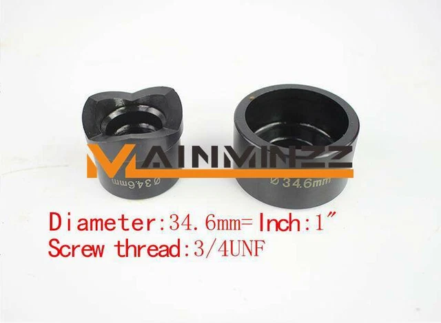 PCS Hole Tool molds For TPA-8 Hydraulic Knockout Punch Driver 34.6mm