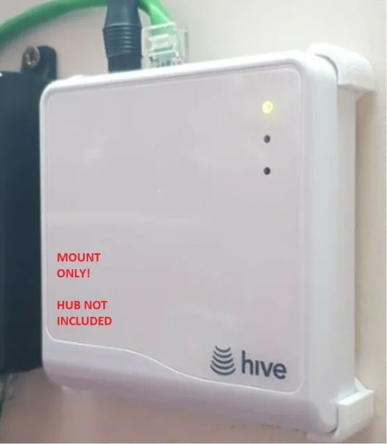 Hive Nano 2 & v2 Hub Wall Mount WITH SCREWS, Free 1st CLASS P&P - WHITE