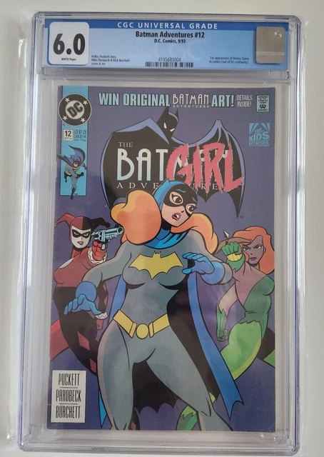 CGC 6.0 Batman Adventures #12, 1st appearance of Harley Quinn in comics, DC 199