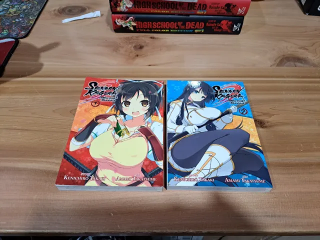 Senran Kagura Senran Kagura Skirting Shadows Vol 1 & 2 Manga English 