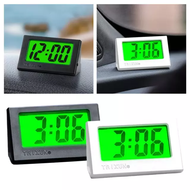 Portable   Clock Luminous Shockproof Watch LCD Display Mini Desk