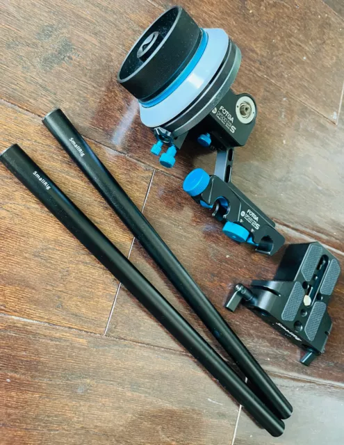 FOTGA DP500 II S Follow Focus w/Small Rig mount and rails