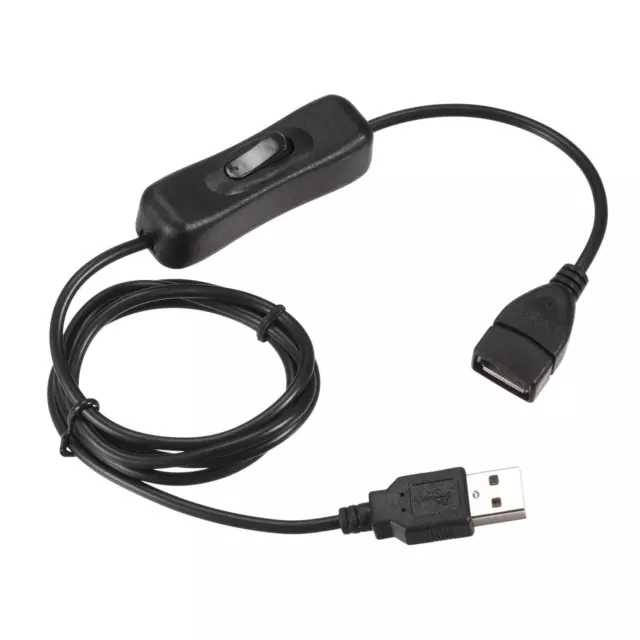 USB Câble ON/Off Interrupteur Mâle à Female 1M pour LED Bureau Bande Set3