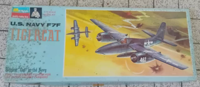 Maquette avion Monogram U.S NAVY F7F TICERCAT   1968  Eche 1/72 Neuf