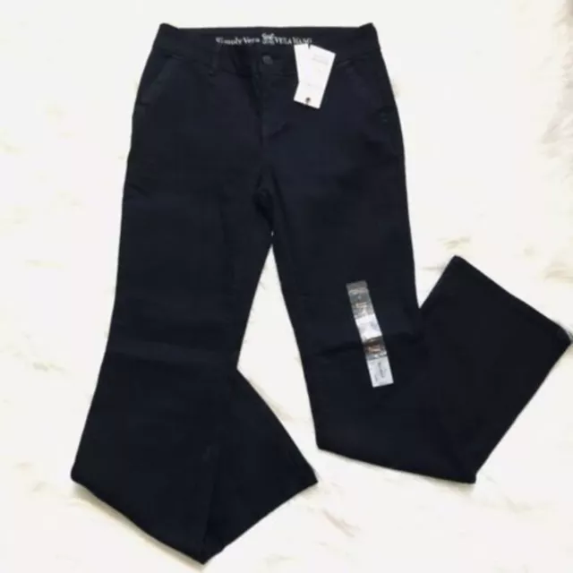 SIMPLY VERA WANG Boot Cut Black Jeans size 6 $17.99 - PicClick
