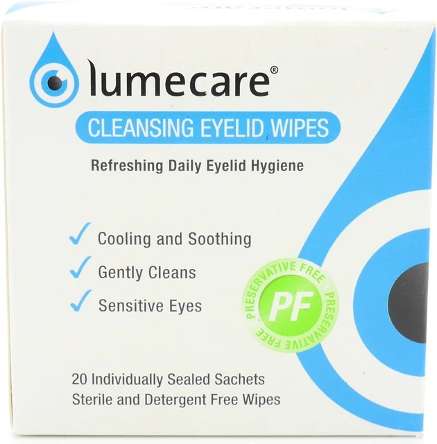 Toallitas para párpados Lumecare
