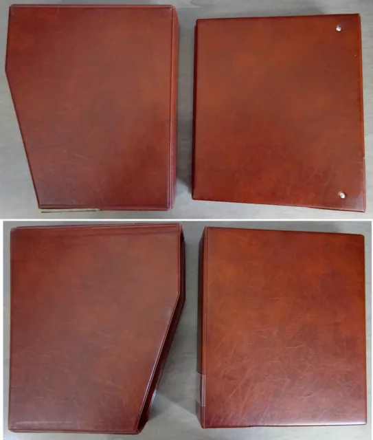 ALBUM PORTABANCONOTE AD ANELLI CON FOGLI FORMATO 26X17 CM Usato