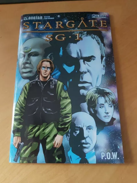 Stargate SG1 POW Avatar Pulsar comic strip sci fi pulp TV Jack O'Neill Book RARE