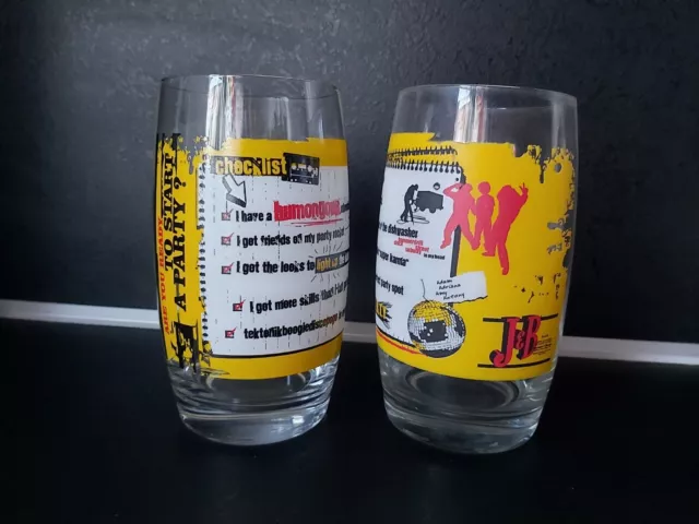 Lot de 2 verres Whisky JB