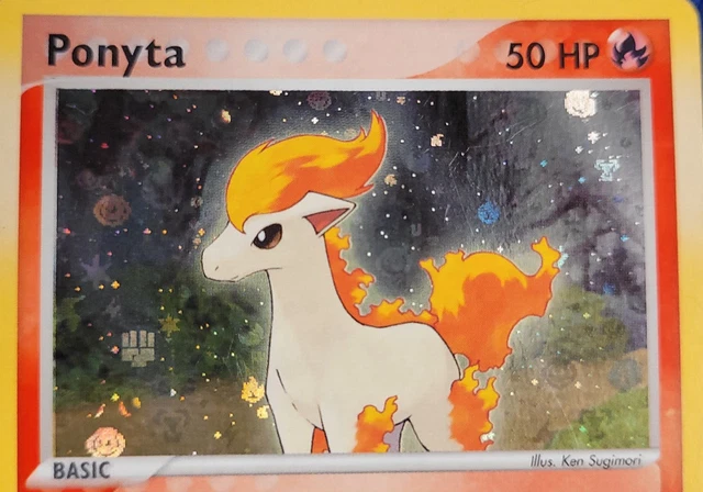 Ponyta EX Fire Red & Leaf Green Near Mint 76/112 Holo Pokemon Common